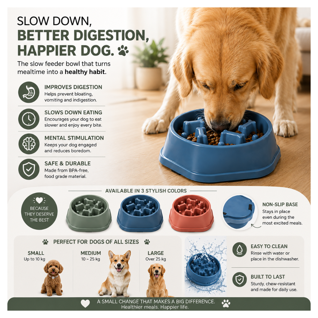 SlowBowl™ – Better Feeding, Better Digestion, Happier Dogs