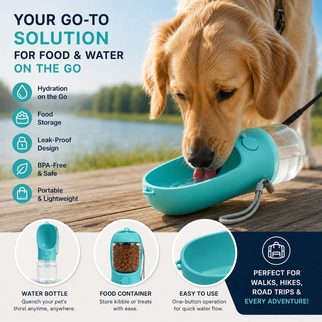 PawSip™ – Your Go-To Solution for Food & Water on the Go